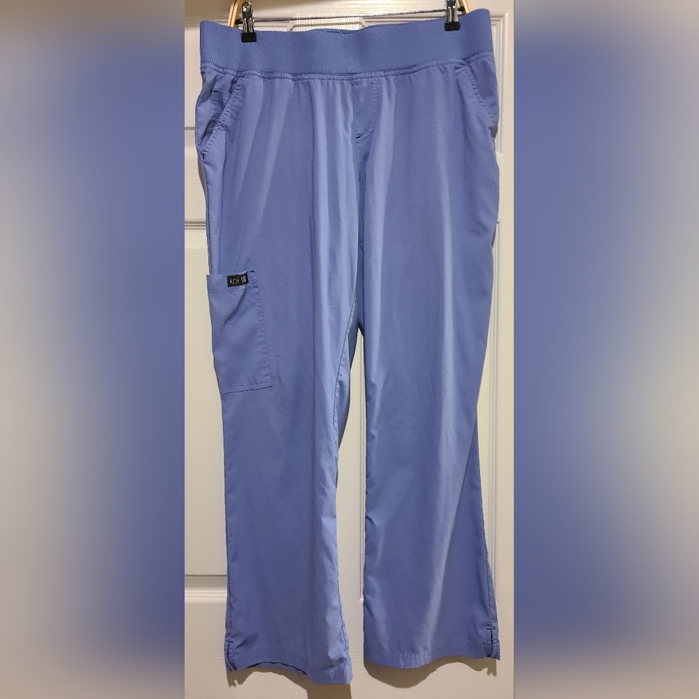 Koi Stretch Lite pants, Large ceiling blue